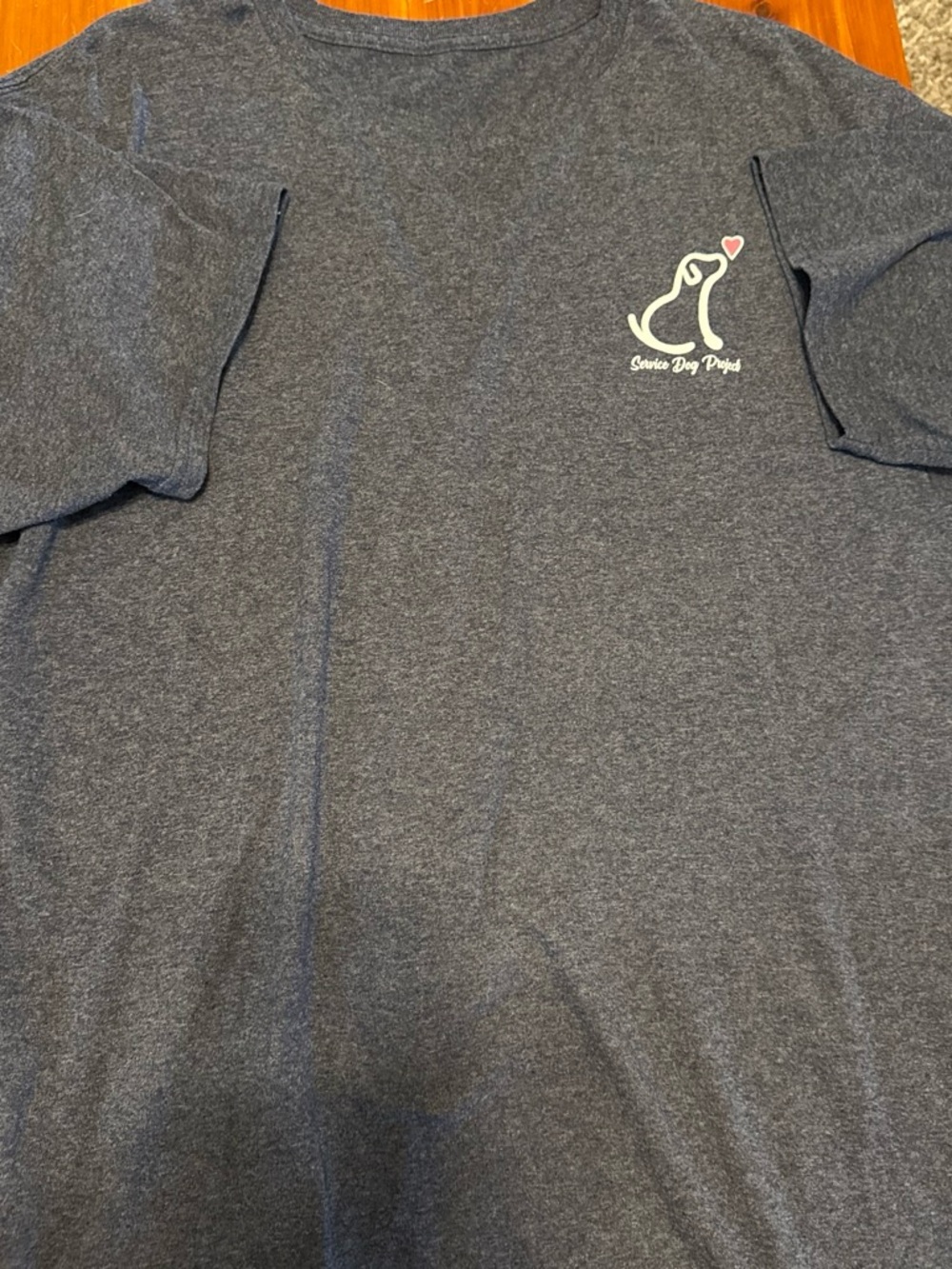 Men's Heather Navy Short Sleeve Tee